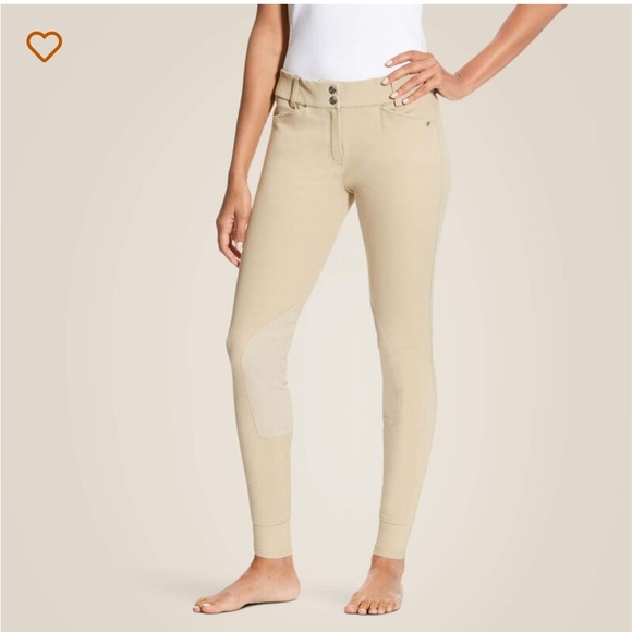 Ariat Heritage Knee Patch Breech Tan Riding Pants | 26R - Picture 1 of 7